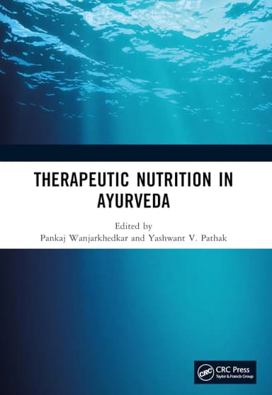 Image of - Therapeutic Nutrition In Ayurveda | Paperback