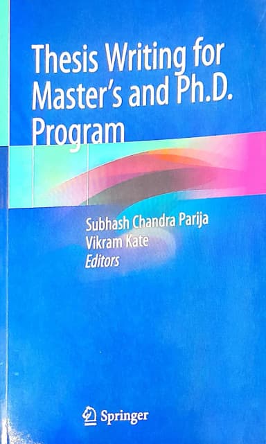 Image of - Thesis Writing For Masters And Ph D Program | Paperback
