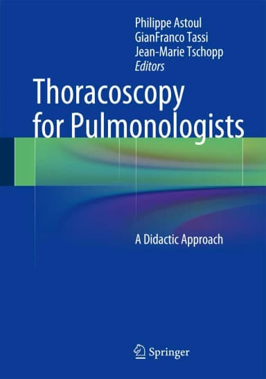 Image of - Thoracoscopy for Pulmonologists A Didactic Approach | Hardcover