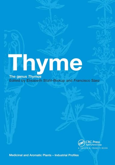 Image of - Thyme The Genus Thymus | Hardcover