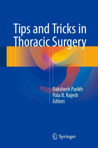 Image of - Tips and Tricks in Thoracic Surgery | Hardcover