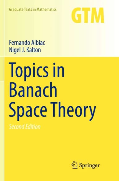 Image of - Topics In Banach Space Theory 2nd Edition | Paperback