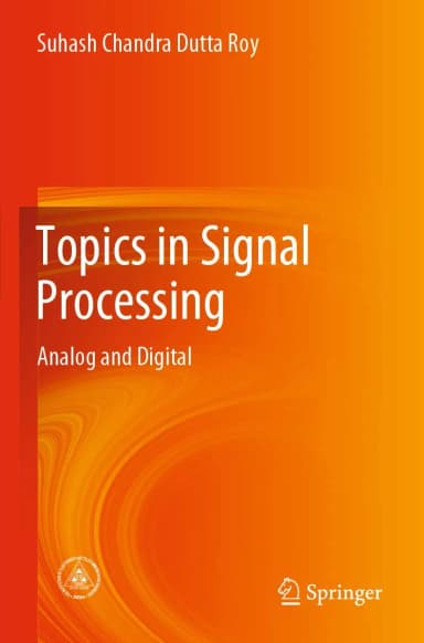 Image of - Topics In Signal Processing Analog and Digital | Paperback