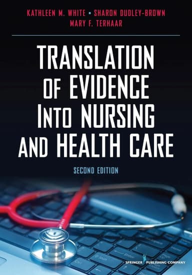 Image of - Translation of Evidence into Nursing and Health Care | 2nd Edition | Paperback