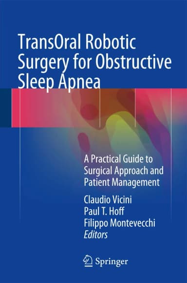 Image of - TransOral Robotic Surgery for Obstructive Sleep Apnea | Hardcover