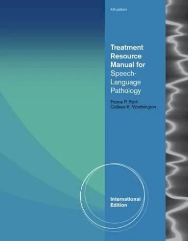 Image of - Treatment Resource Manual for Speech Language Pathology | 4th Edition | Paperback