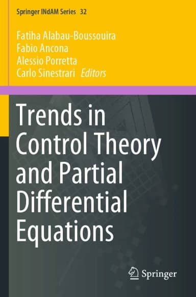 Image of - Trends In Control Theory And Partial Differential Equations | Paperback