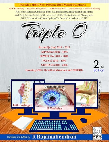 Image of - Triple O Orthopedics | Ophthalmology | Otorhinolaryngology | 2nd Edition | Paperback