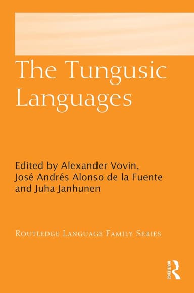 Image of - The Tungusic Languages | Hardcover
