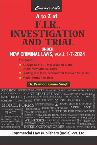 Image of - A to Z of F.I.R., Investigation and trail 2024 Edition