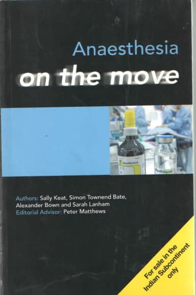 Image of - Anaesthesia On The Move | Paperback