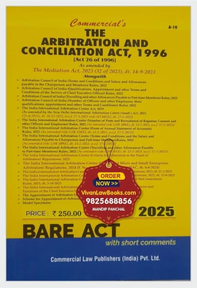 Image of - Arbitration and Conciliation Act, 1996