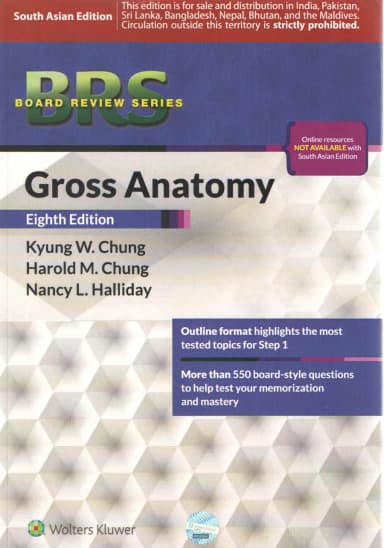Image of - (Old)Brs Gross Anatomy | Paperback