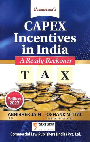 Image of - CAPEX Incentives in India 2023 Edition