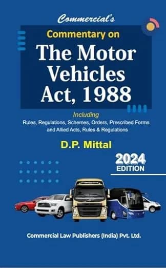 Image of - Commentry on Motor Vehicles Act, 1988 2024 Edition