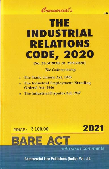 Image of - Industrial Relations Code, 2020