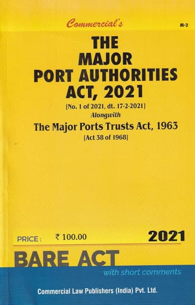 Image of - Major Ports Authorities Act, 2021 with Major Port Trust Act