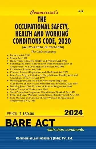 Image of - Occupational Safety Health and Working Conditions Code, 2020