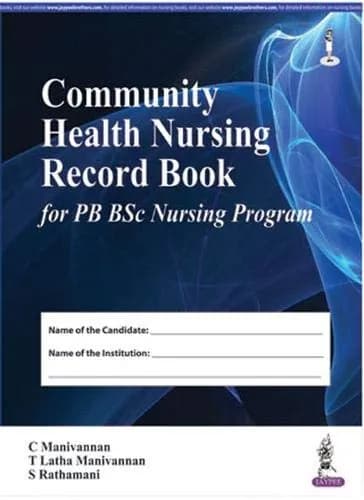 Image of - Community Health Nursing Record Book For Pb Bsc Nursing Program | Hardcover