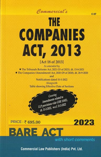 Image of - Companies Act, 2013