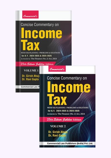 Image of - Concise Commentary on Income Tax (Set of 2 Vols.) 25th Edition