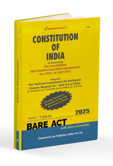 Image of - Constitution of India The Constitution (One Hundred and Sixth Amendment)
Act, 2023,