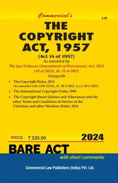 Image of - Copyright Act, 1957