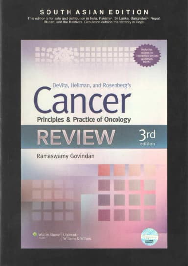 Image of - (Old)Devita Cancer Principles And Practice Of Oncology Review (Sae) | Paperback