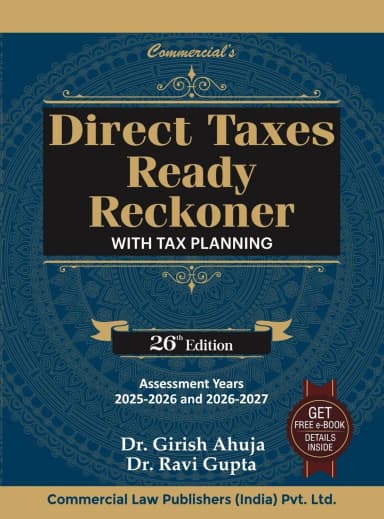 Image of - Direct Taxes Ready Reckoner 26th Edition
