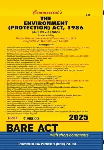Image of - Environment (Protection) Act, 1986 with Rules