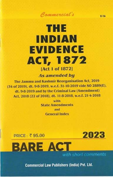 Image of - Evidence Act, 1872 (Indian)