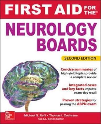 Image of - First Aid For The Neurology Boards | Paperback