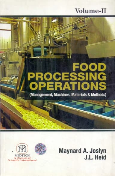 Image of - Food Processing Operations : Management  Machines Materials & Methods Vol. 2 | Paperback