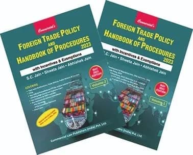 Image of - Foreign Trade Policy and Handbook of Procedures 2023 (Set of 2 Volumes) 2023 Edition
