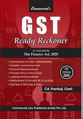Image of - GST Ready Reckoner 9th Edition