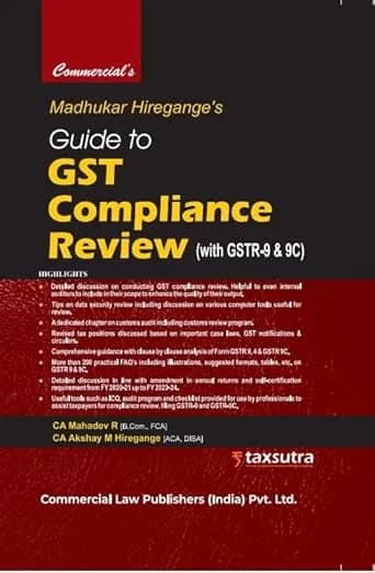 Image of - Guide to GST Compliance Review Oct Edition