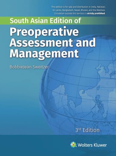 Image of - Handbook of Preoperative Assesment & Management - Third Edition