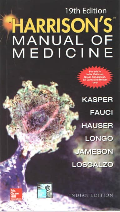 Image of - (Old) Harrison'S Manual Of Medicine | Paperback