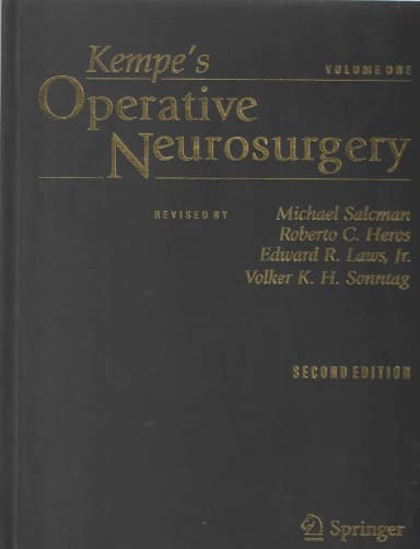 Image of - Kempe'S Operative Neurosurgery (2Vols)