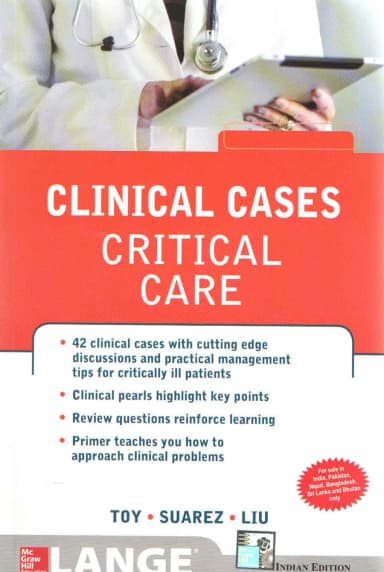 Image of - (Old)Lange Clinical Cases Critical Care | Paperback