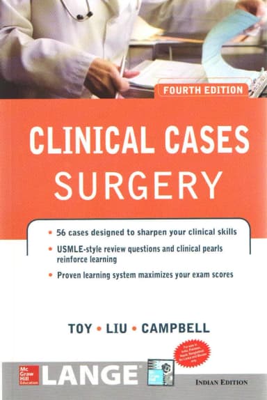 Image of - Lange Clinical Cases : Surgery | Paperback