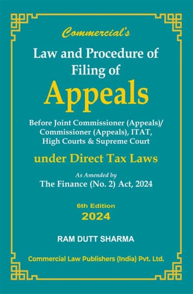 Image of - LAW AND PROCEDURE FOR FILING OF APPEALS 6th Edition