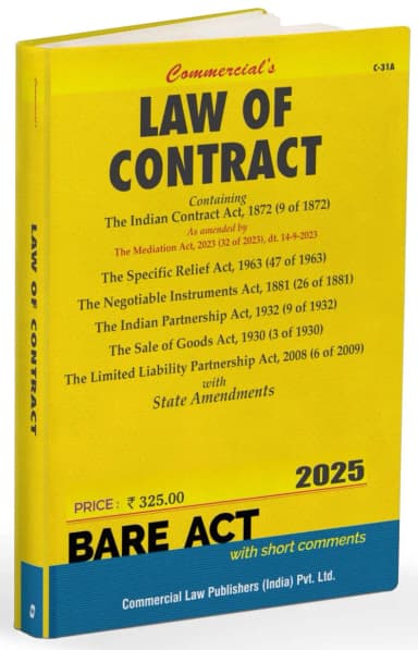 Image of - Law of Contract — The Indian Contract Act, 1872