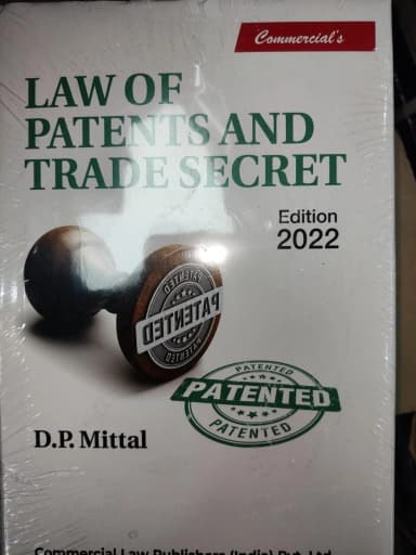 Image of - Law of Patents and Trade Secret 2022 Edtiion