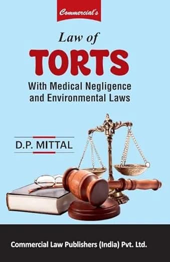 Image of - Law of Torts with Medical Negligence and Environmental Laws 2024 Edition