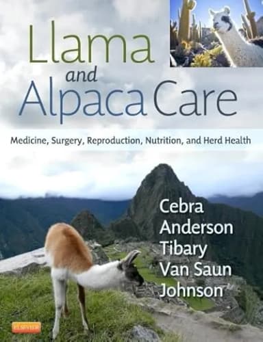 Image of - Llama & Alpaca Care: Medi, Srg, Reproduction, Nutrition, and Herd Hlth - 1st Edition