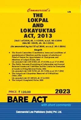 Image of - Lokpal and Lokayuktas Act, 2013