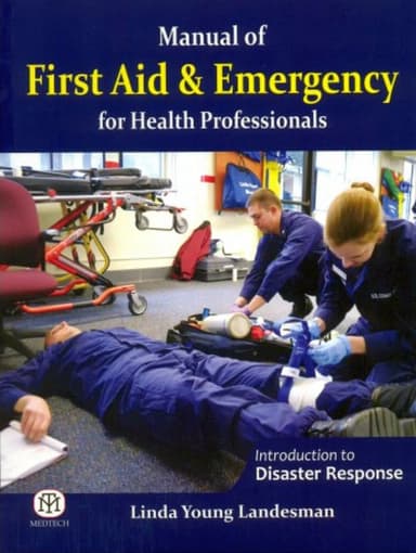 Image of - Manual Of First Aid & Emergency For Health Professionals| Paperback