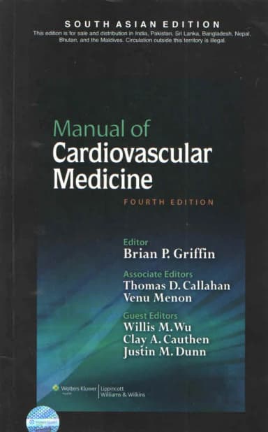 Image of - (Old)Manual Of Cardiovascular Medicine (Sae) | Paperback
