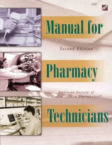 Image of - Manual For Pharmacy Technicians